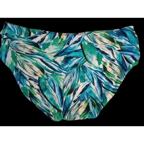 Terra & Sky Women's Plus Mid Rise Swim Bottom Only Tummy Control Size 4X NWT - Picture 2 of 3